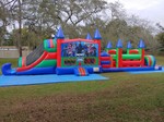 Tampa Bounce House Super Challenge Fortnite Obstacle & Combo
